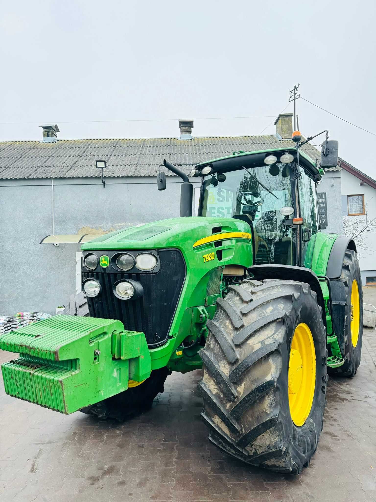 JOHN DEERE 7930, 2009r, 260KM, pneumatyka, ISOBUS, Autotrac