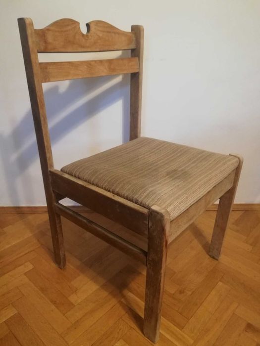 Krzesło z litego drewna dębowego - Tanio
