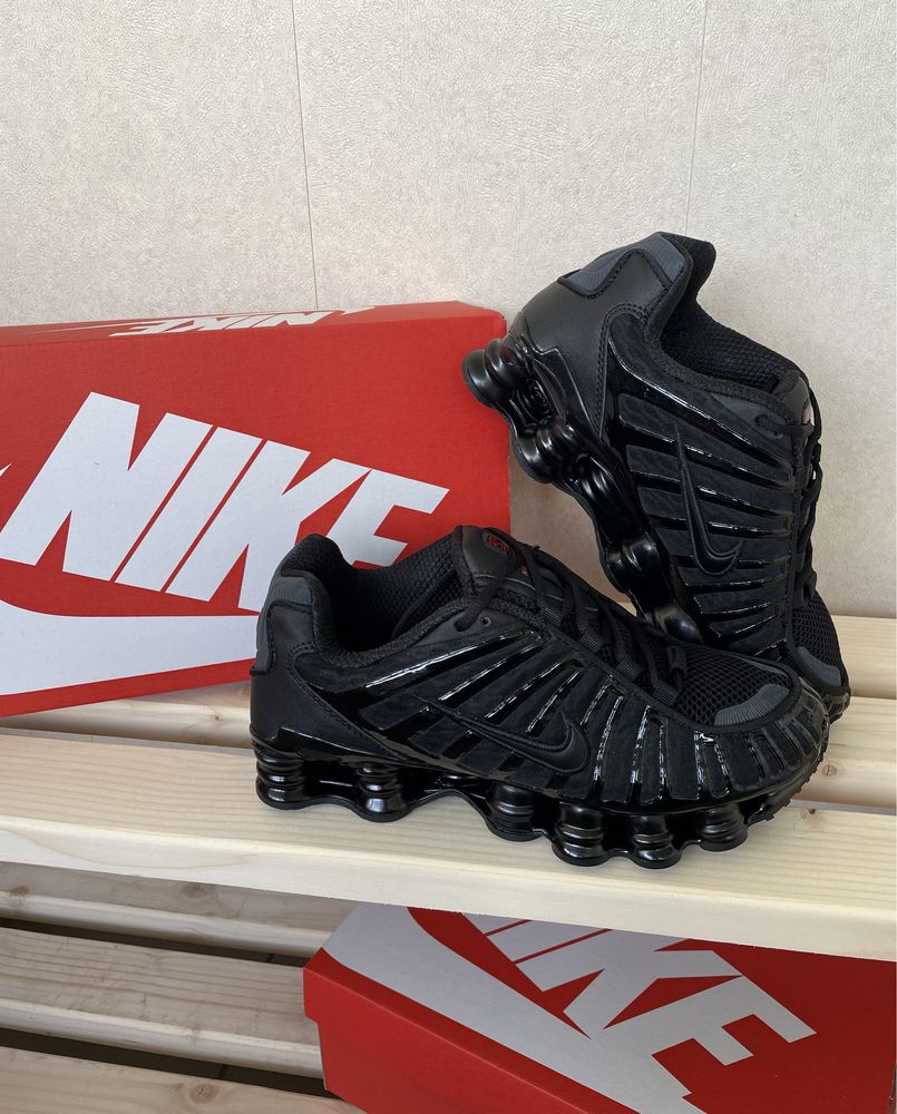 Кросівки Nike Shox TL "Triple Black" | Кросівки найки шокс