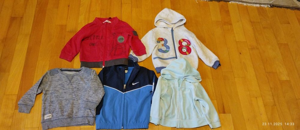 Zestaw 5-ciu bluz r. 74 Nike, Cubus i inne