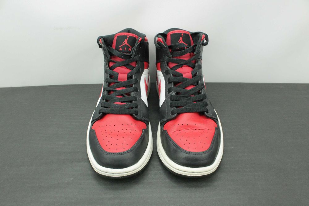 Шкіряні чоловічі кросівки Nike Air Jordan 1 Mid Оригінал Розмір 42