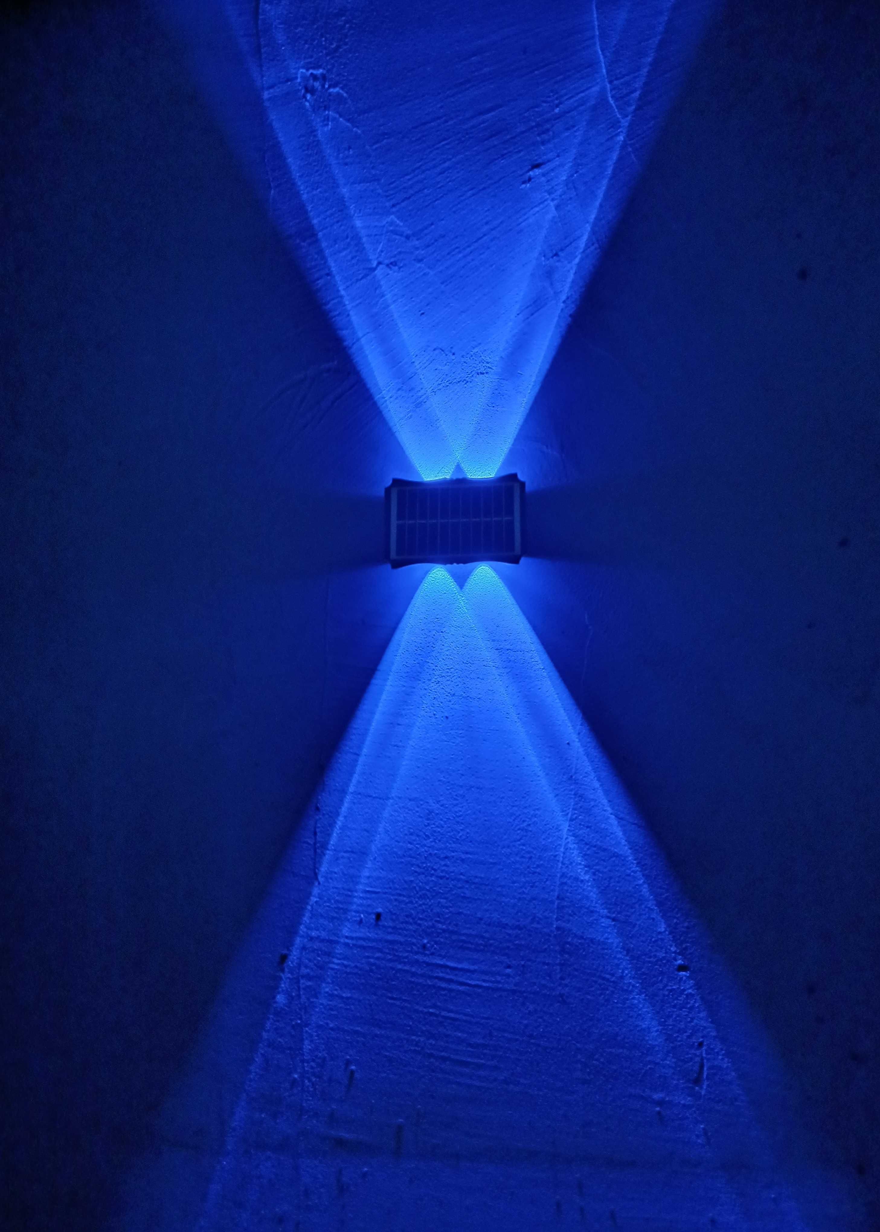 Lampa solarna na elewację,  balkon, kolory