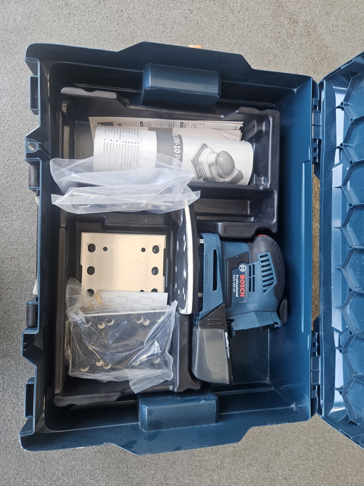 Szlifierka oscylacyjna bosch GSS 18v-10