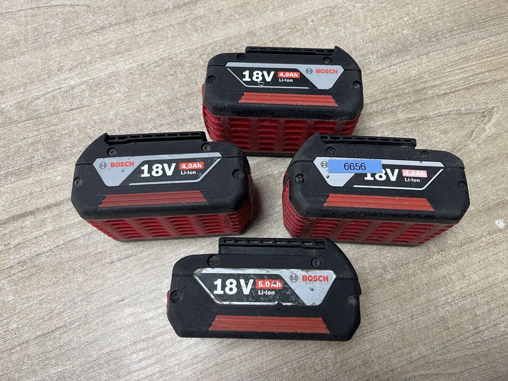 Bosch акумуляторні батареї 18V 4-5Ah