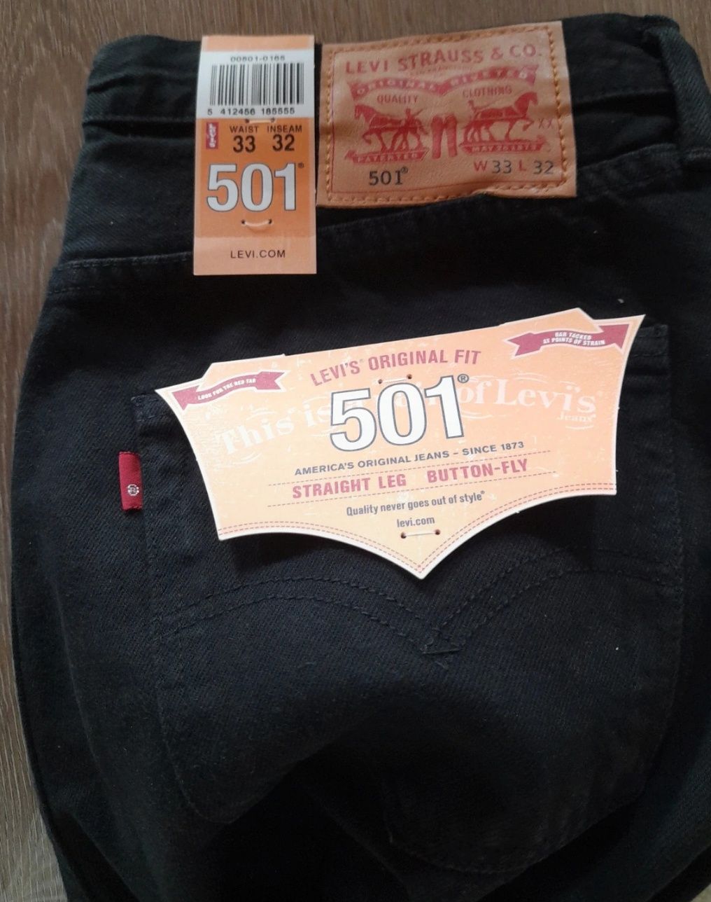 Levi's 501 W33L32 novas com etiqueta