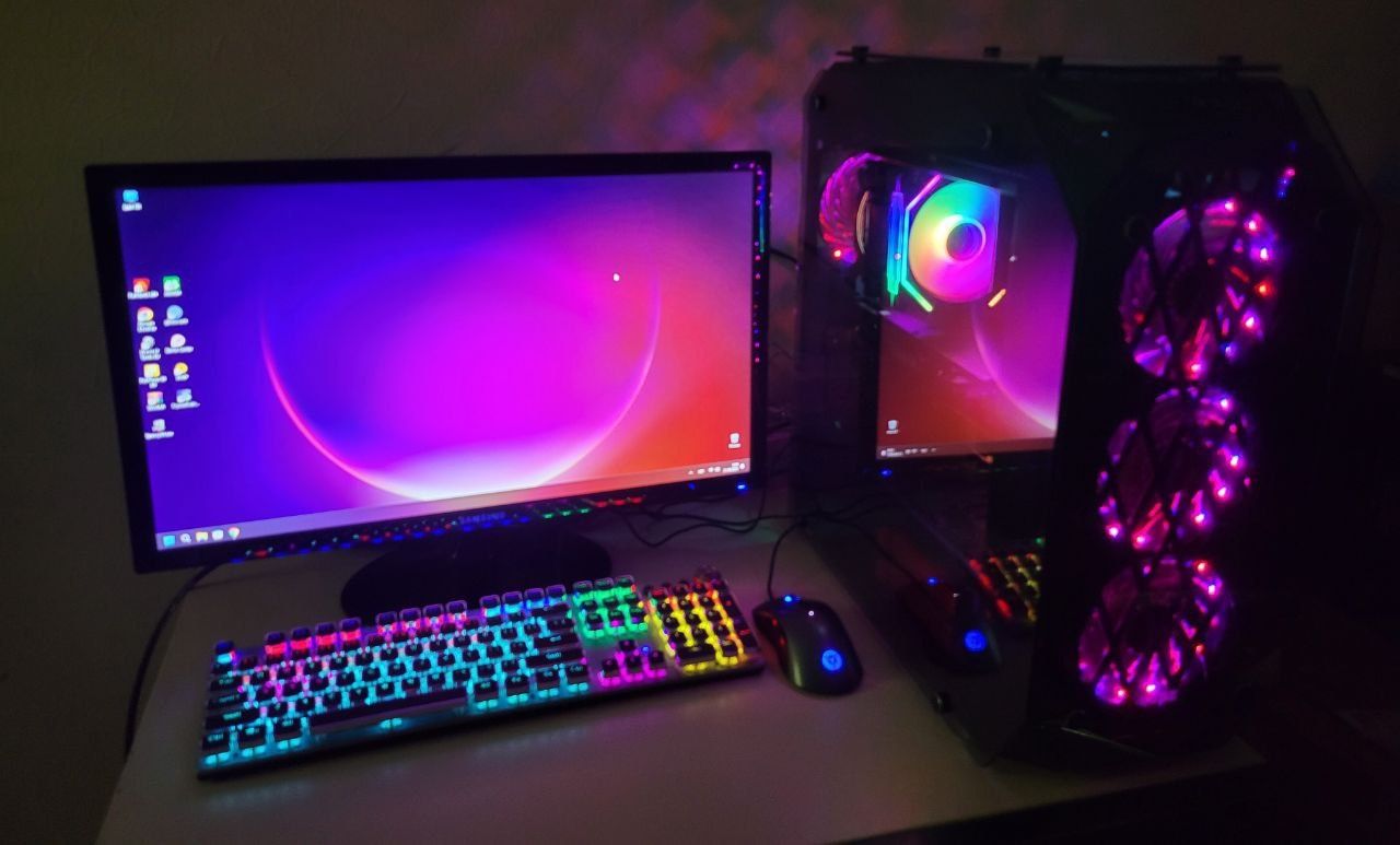 Ігровий комп'ютер, ryzen 5, ddr4 32gb, gtx 1070 8gb, 120ssd/1 tb hdd