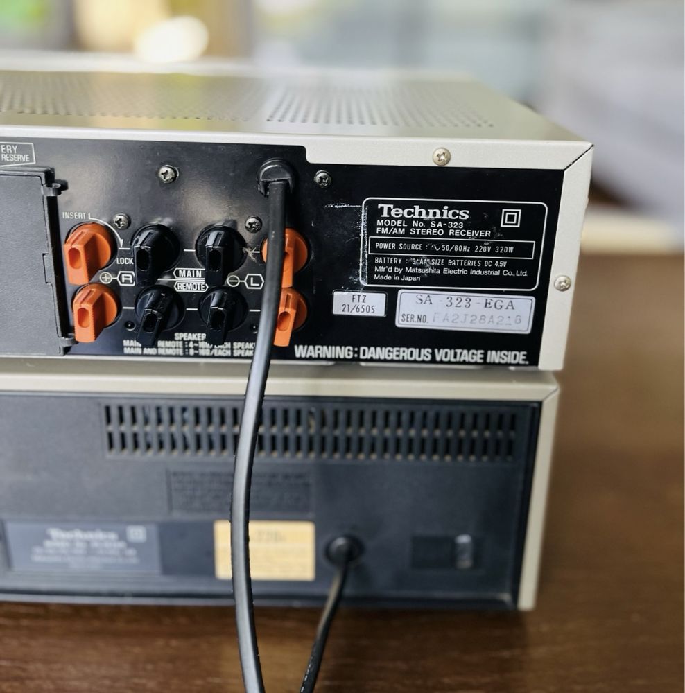 Amplituner i magnetofon Technics super stan