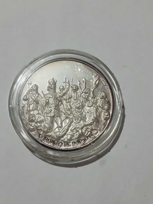 Medalhas em prata Fundação e Restauração de Portugal