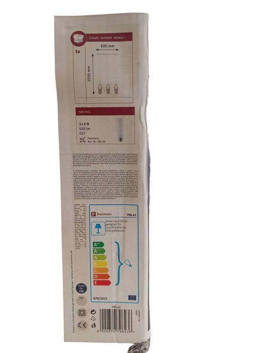 lampa led paulmann neordic vanja 3x20w e27