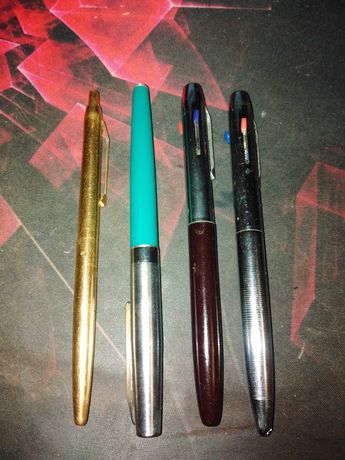 Ручки времён СССР позолота клеймо 4 шт.