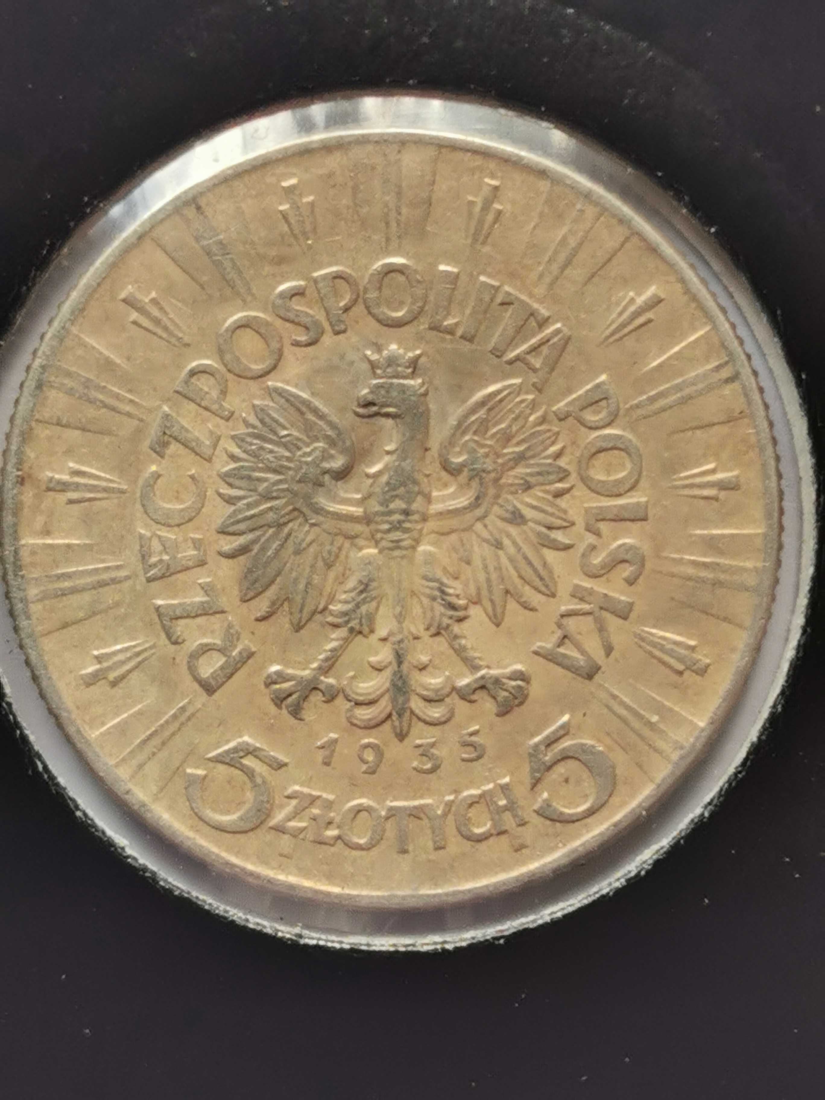 Moneta 5 zł. 1935r. J. Piłsudski