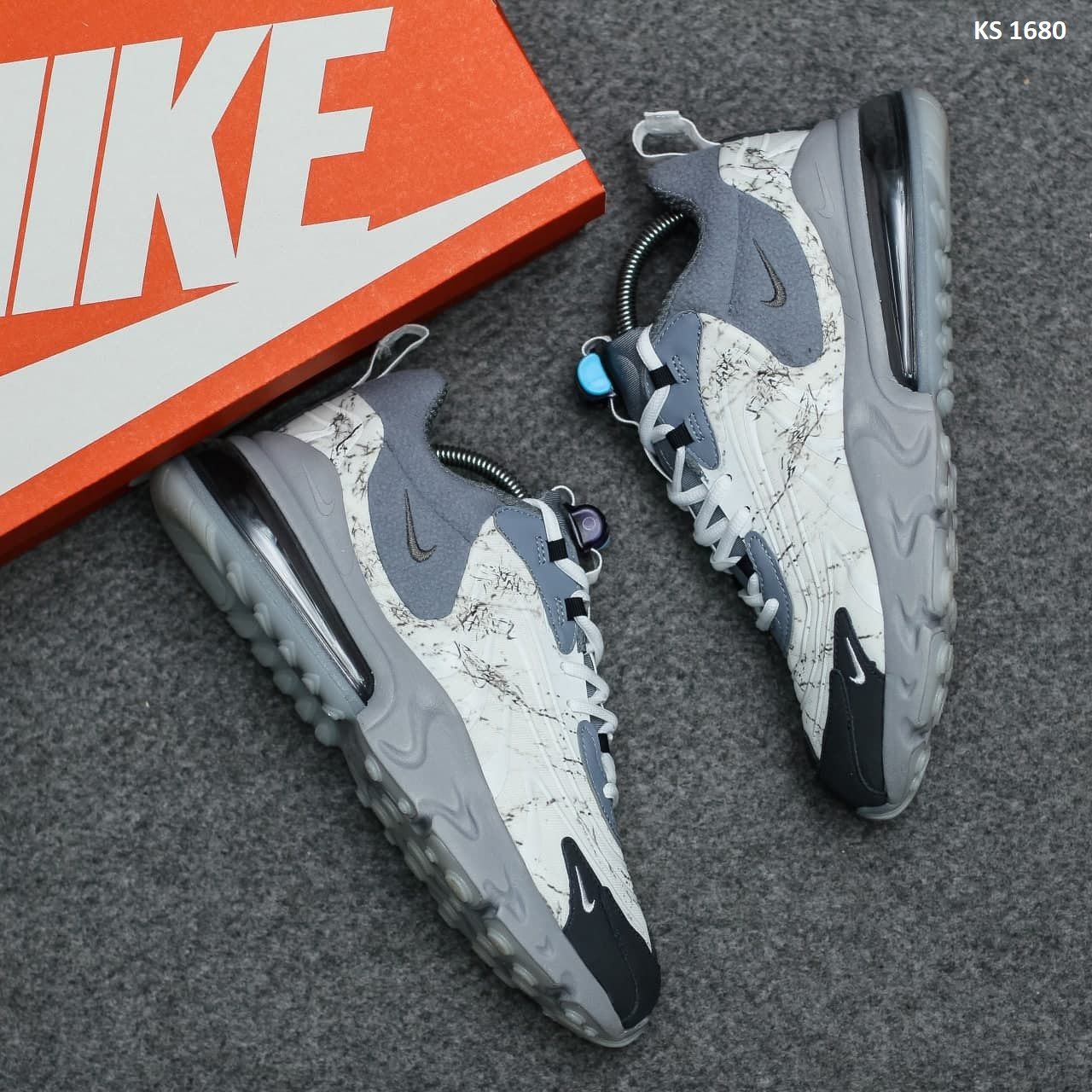 Кроссовки Travis Scott x Nike Air Max 270 React Grey