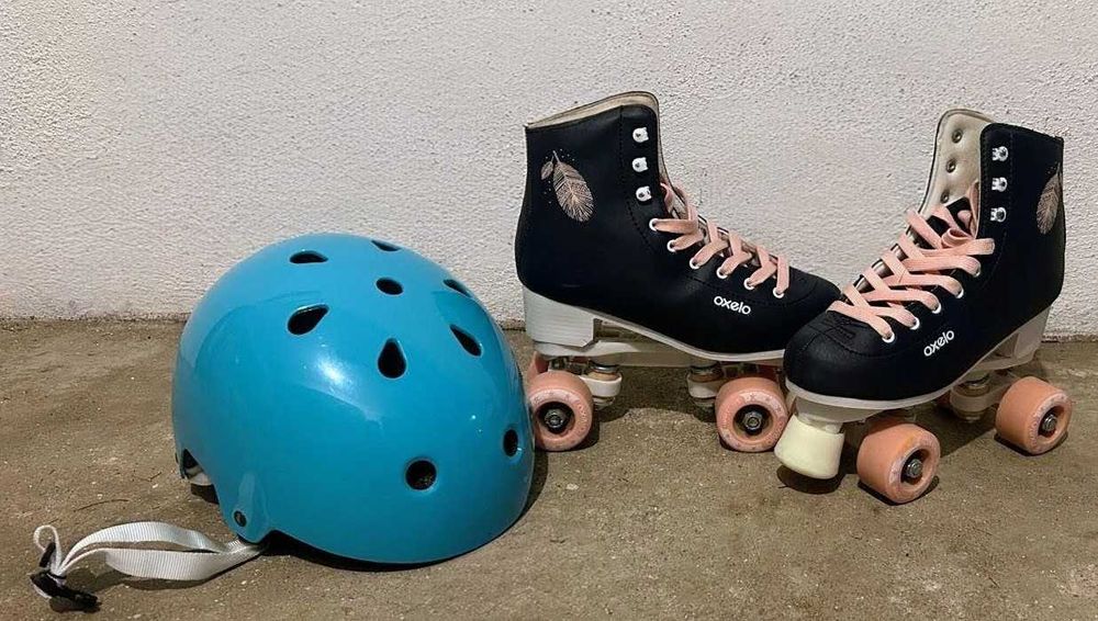 Kit Patins QUAD com Bolsa e Capacete