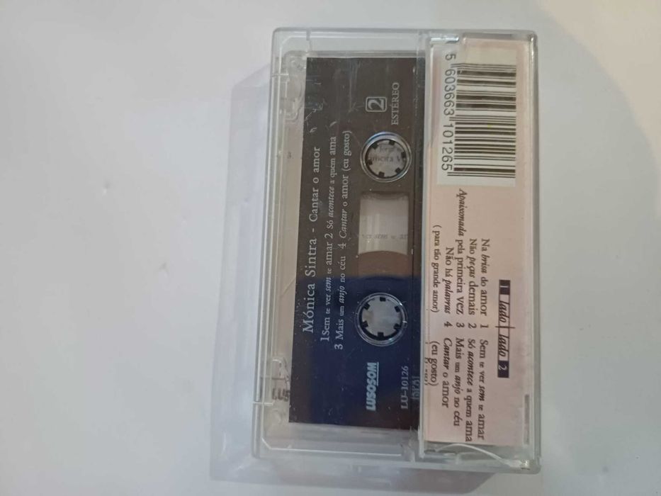 Cassete audio - Mónica Sintra - Cantar o Amor, 2001