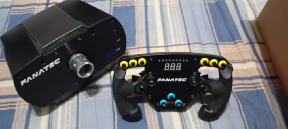 PC PS4 PS5 Fanatec CSL elite + volante F1 + pedais CSL+ playseat F1 X
