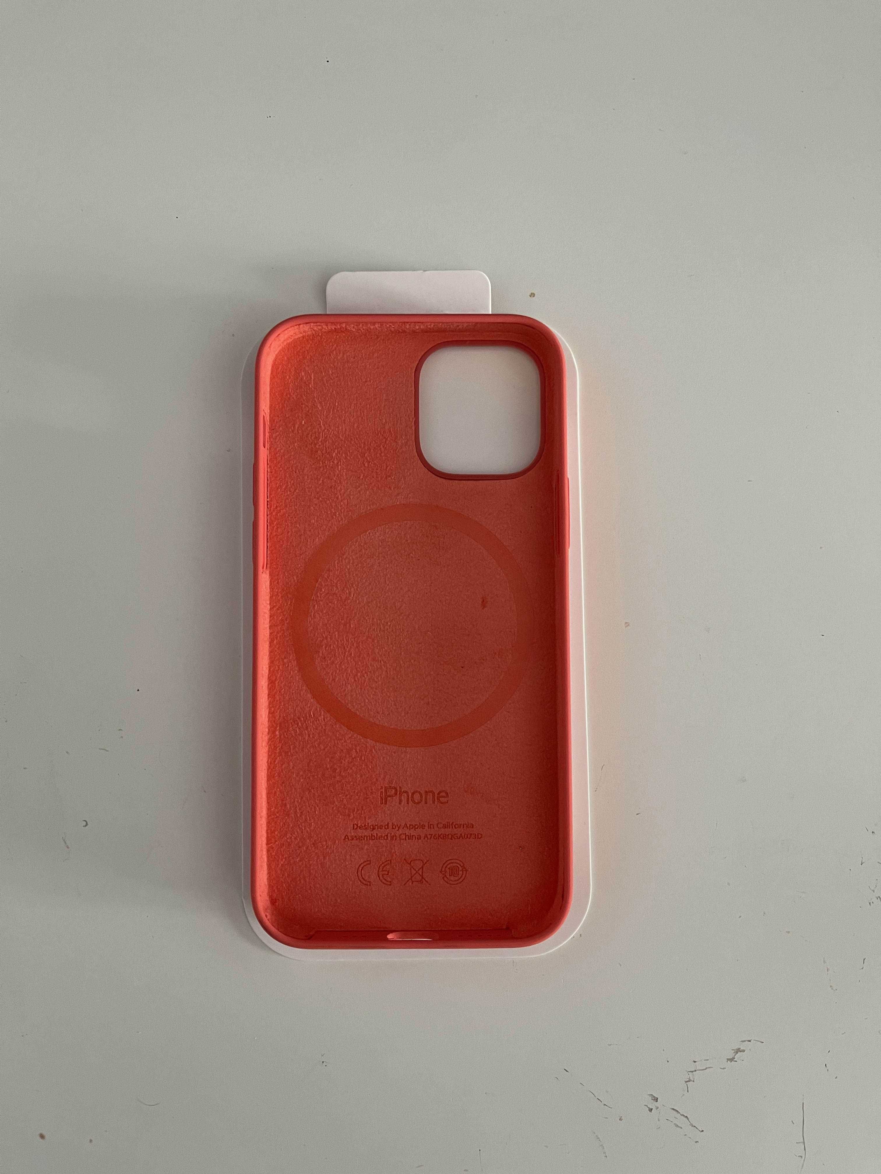 Capa em silicone com MagSafe para Apple iPhone 12/12 Pro [Últimas Unidades]