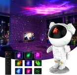 Projektor gwiaździstego nieba, astronauta lampka nocna LED, z pilotem