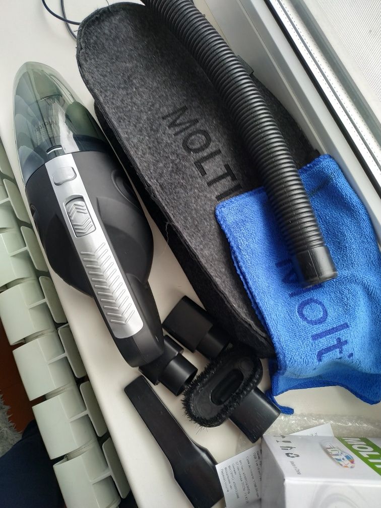 Пилосос автомобільний акумуляторний Moltis M2 120W USB