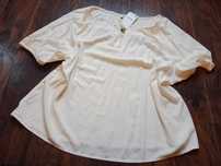 Nowa bluzka top kremowa ecru c&a rozm 48