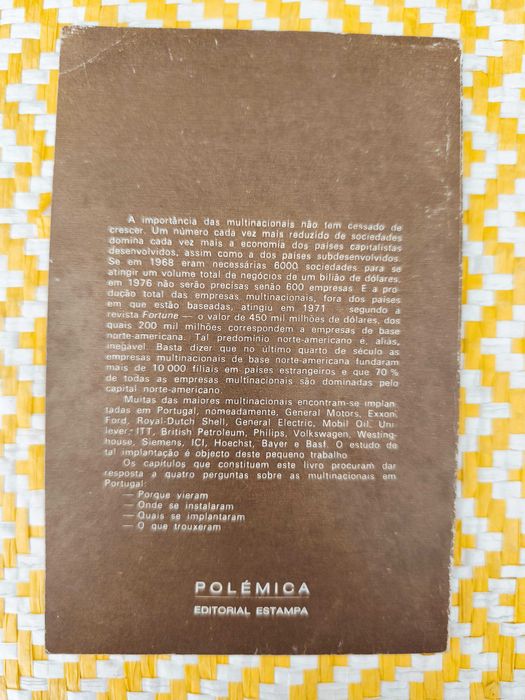 As multinacionais em Portugal – 
Maria Belmira Martins