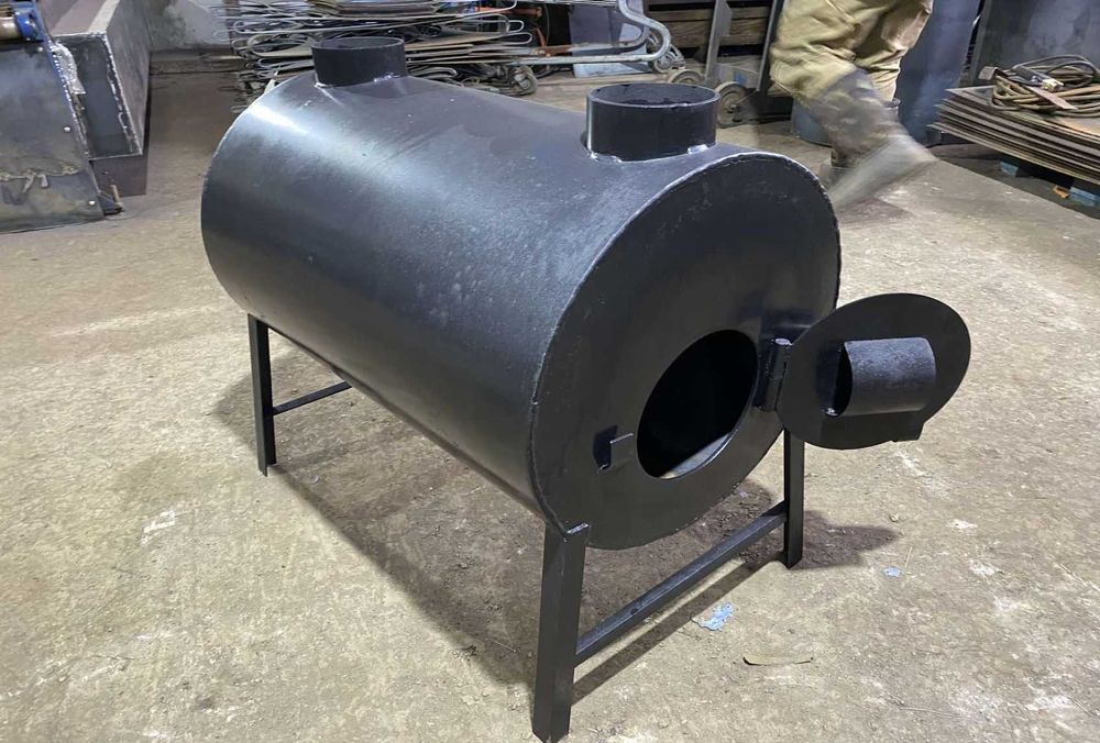 • ВІД ВИРОБНИКА! 5мм! 210м3! Пічка Булерян Буржуйка KLN 210- Булерьян