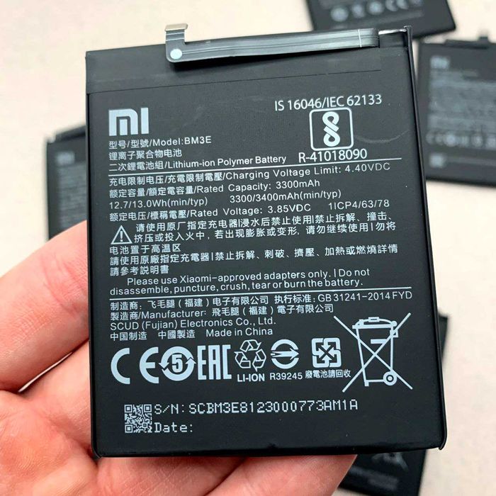 Батареї до Xiaomi (всі моделі) BM3E BM3J BM4F BM4J BN4A BN52 BP40 BP41