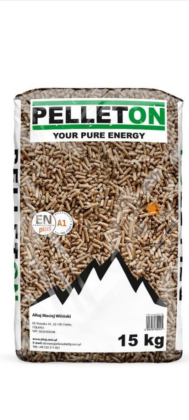 Pellet drzewny certyfikat klasa A1