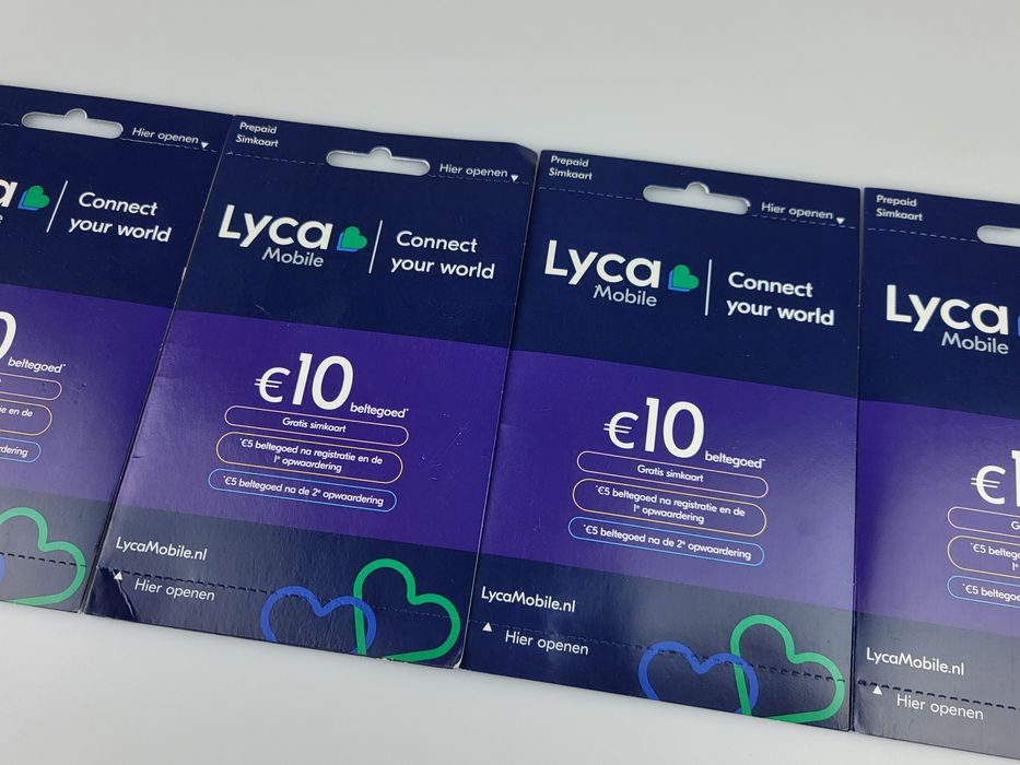Karta Sim Lyca Mobile 10 € Pakiet do telefonu