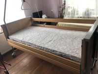 Łóżko rehabilitacyjne (regulacja) z materacem przeciwodlezynowm