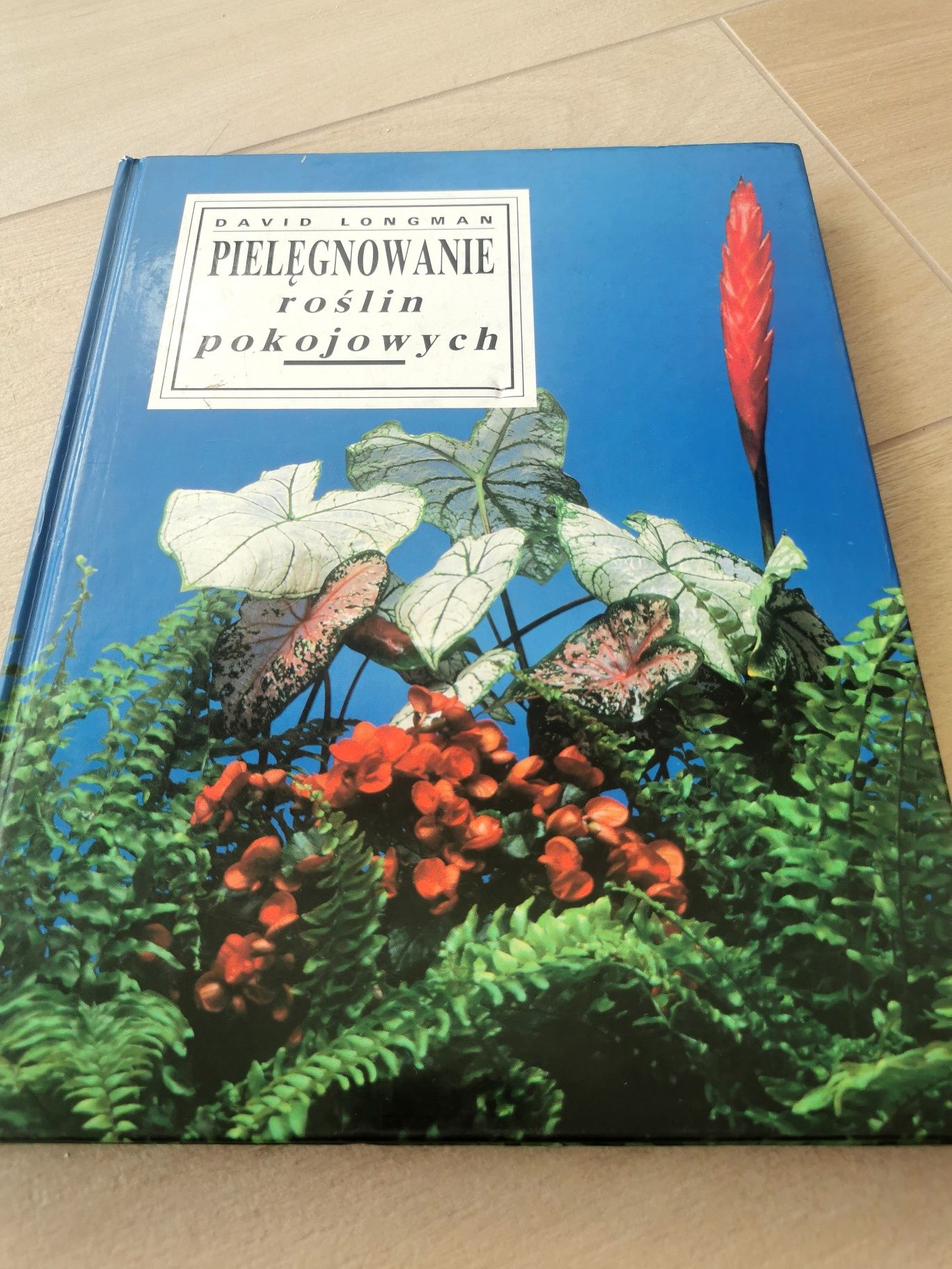 Książka pielęgnowanie roślin pokojowych, botanika, kwiaty, ogrodnictwo