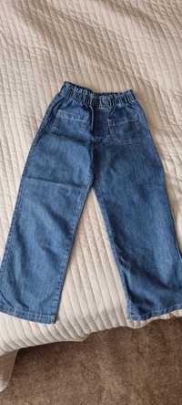 Cienkie jeansy firmy h&m r. 134