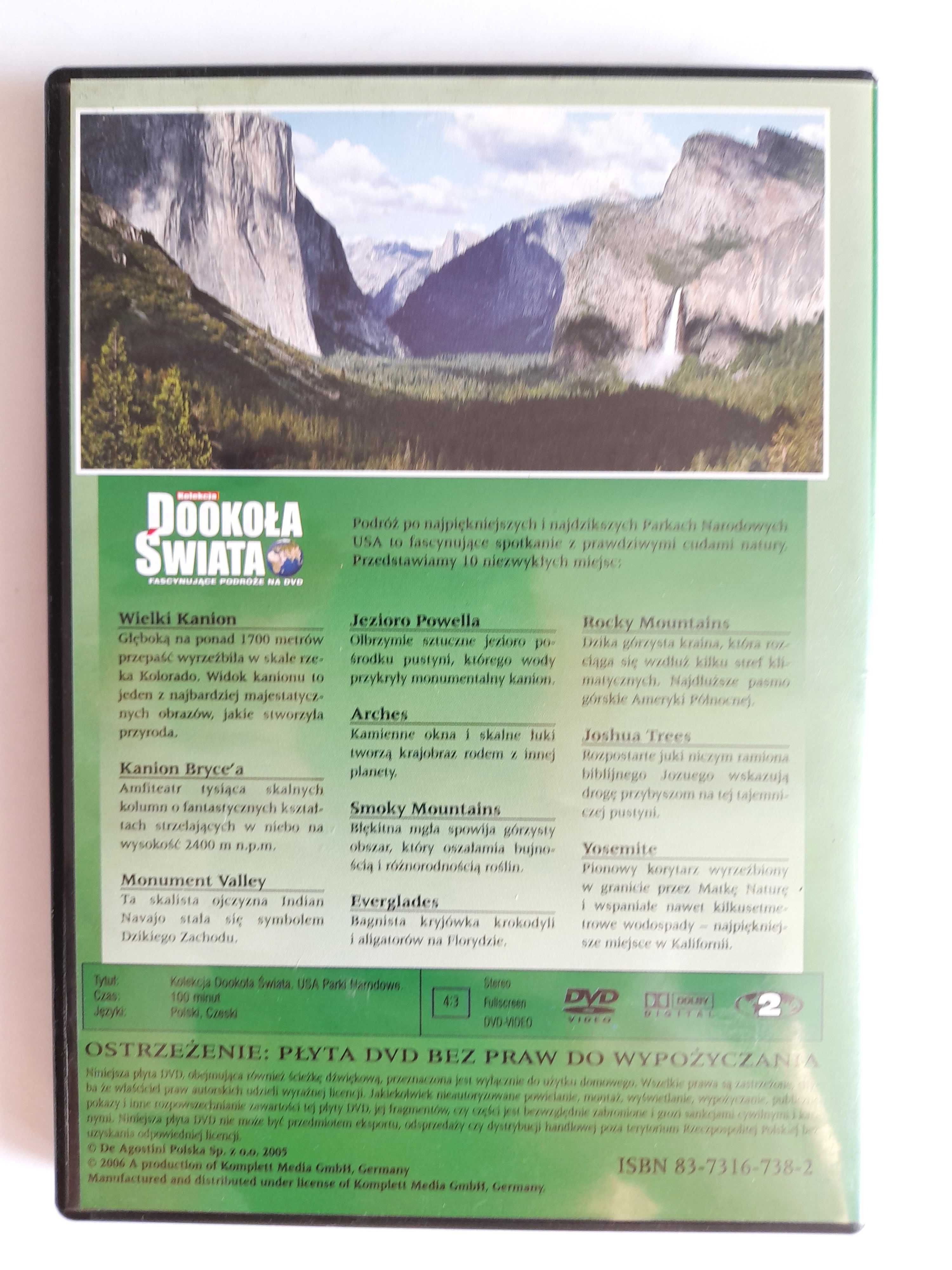 USA. Parki Narodowe. Dzikie piękno natury DVD