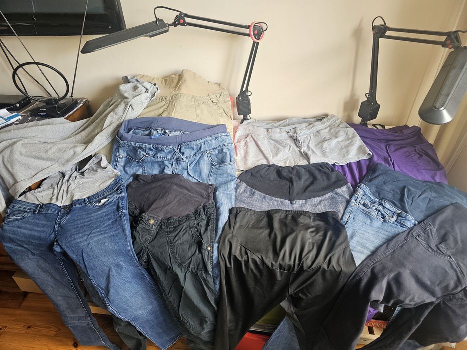 Ciuchy ciążowe M/L / PAKIET