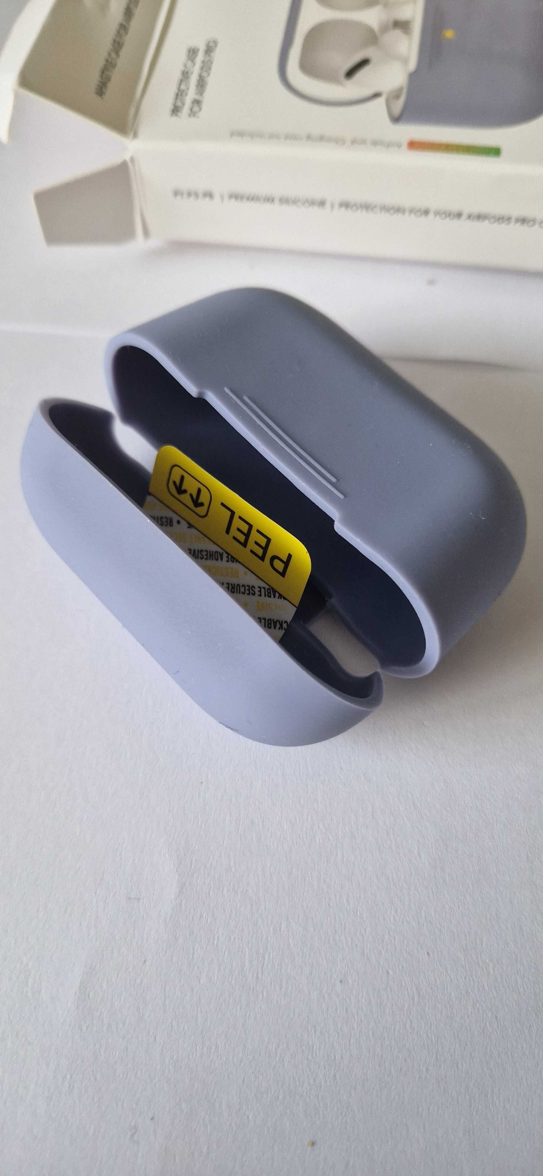 Silikonowe Etui na Słuchawki AirPods Pro, lazurowy, nowy