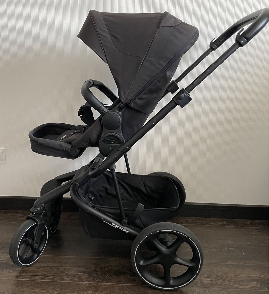 Коляска EasyWalker Harvey 3 full shadow black