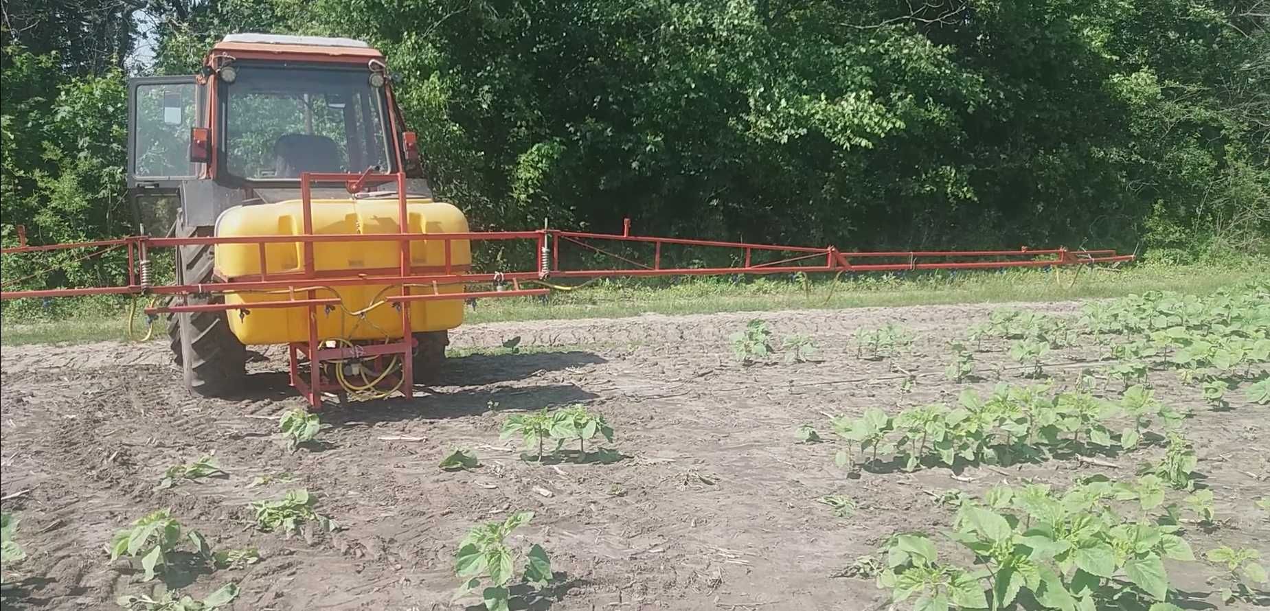 Оприскувач польський навісний Polmark 800л. (14м)
