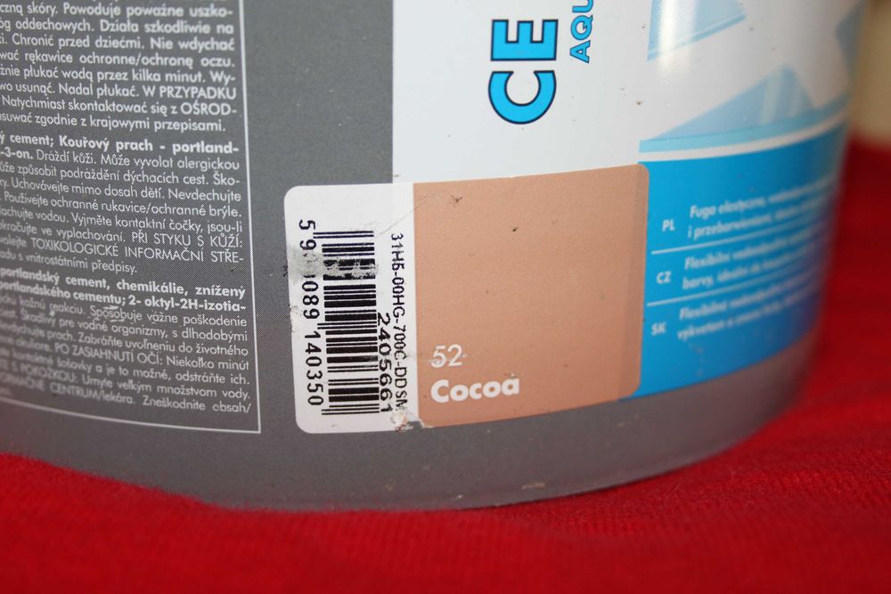 Fuga Ceresit, kolor Cocoa 52