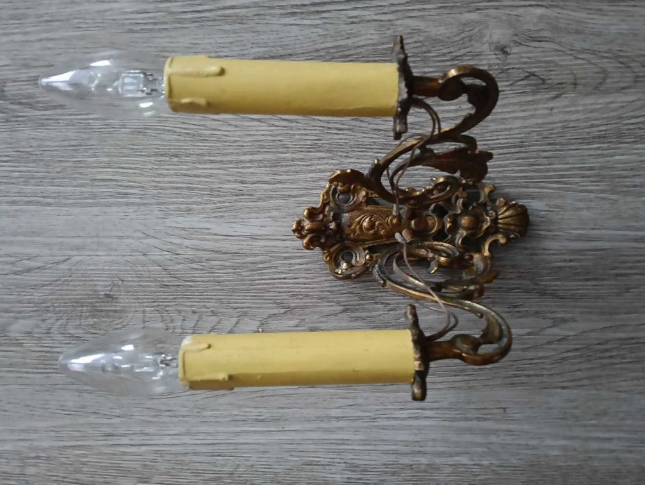 kinkiet mosiężny + gratis - nowa niższa cena