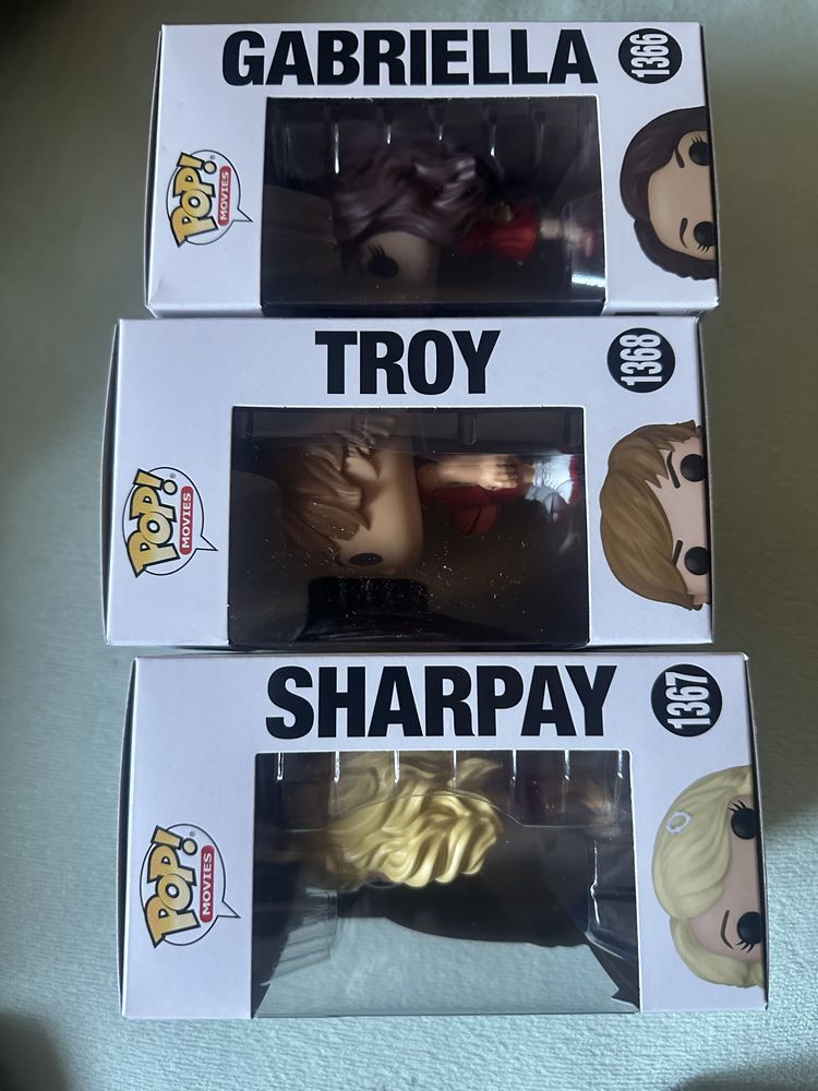 High school musical troy Gabriella Sharpay funko pop