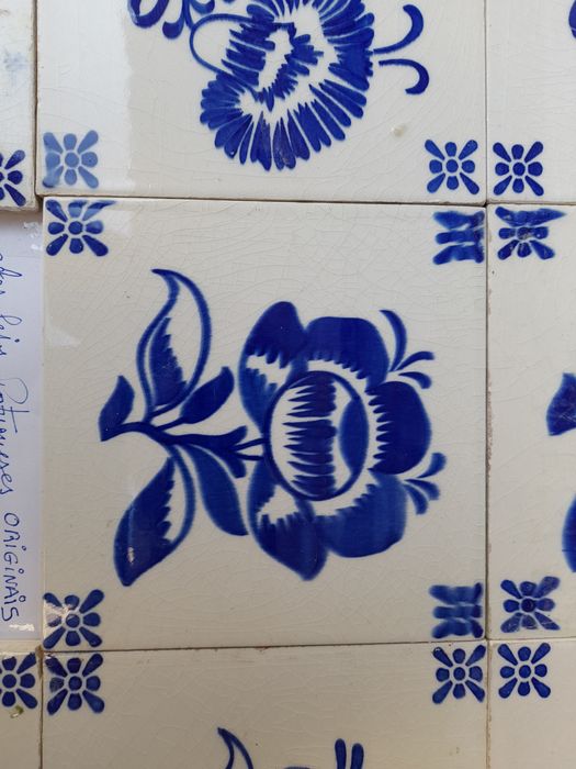 Azulejos antigos da fábrica Carvalhinho no Porto originais doa anos 40