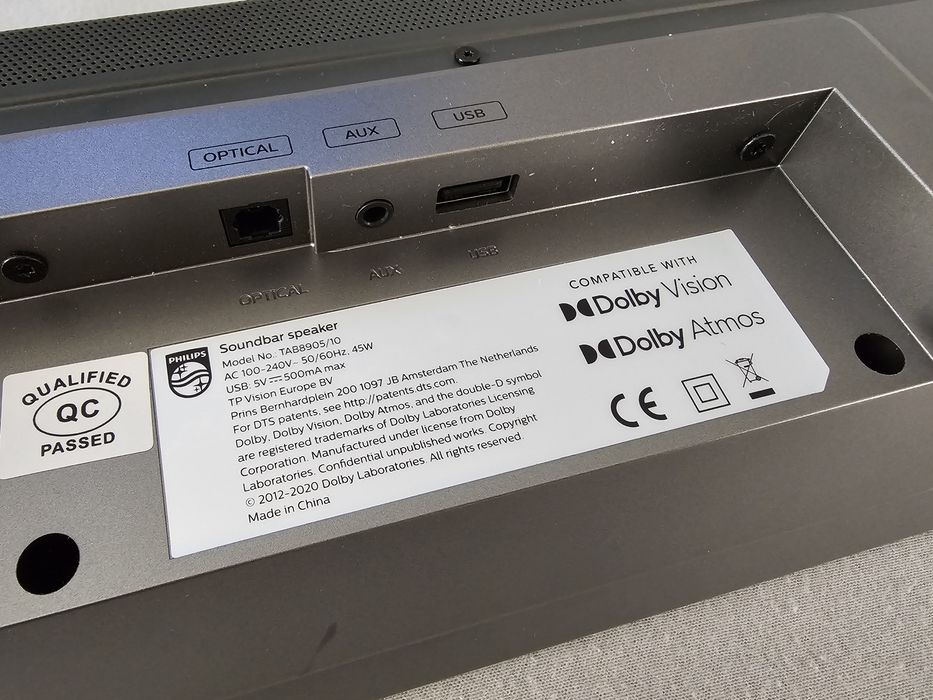 Philips Tab8905 soundbar