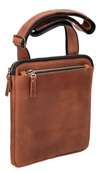 Сумка чоловіча шкіряна планшенка на плече SULLIVAN smvp161-3(22)