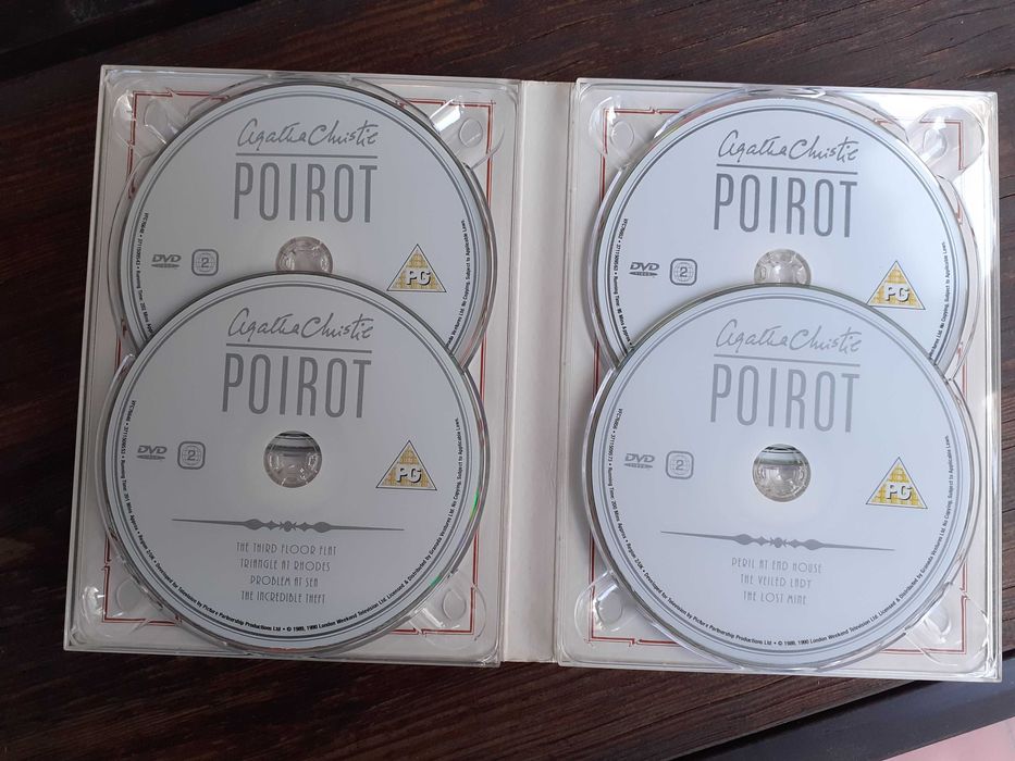 DVD – Poirot de Agatha Christie ( 4 DVDs) (ORIGINAL)