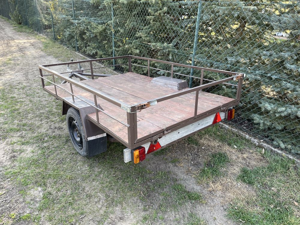 Przyczepka lekka z najazdami Platforma do Quada szeroka 130cm
