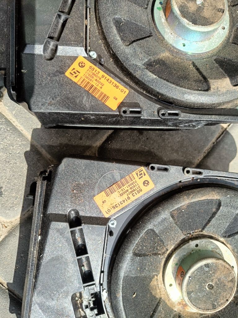 Głośniki LOGIC 7 BMW E90 E91 Subufery Piszczki Z boczków Wysyłka