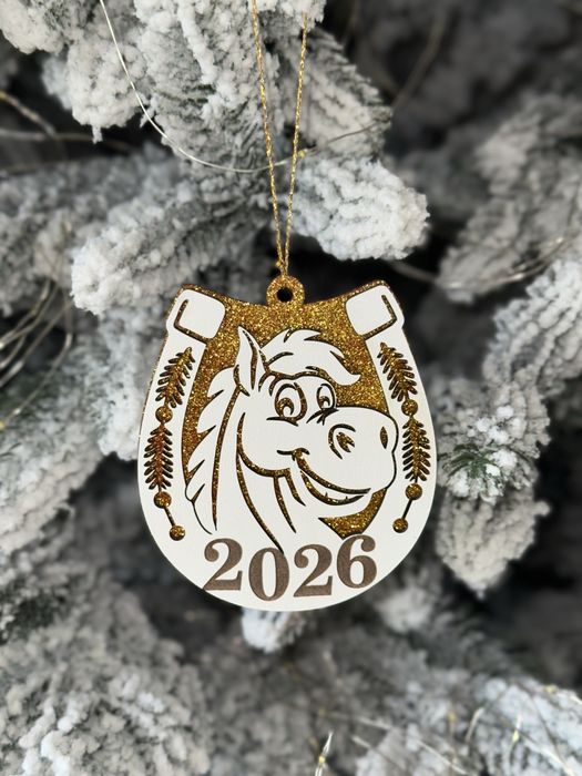 Іграшка символ року кінь, імена іграшка на ялинку, подарунок