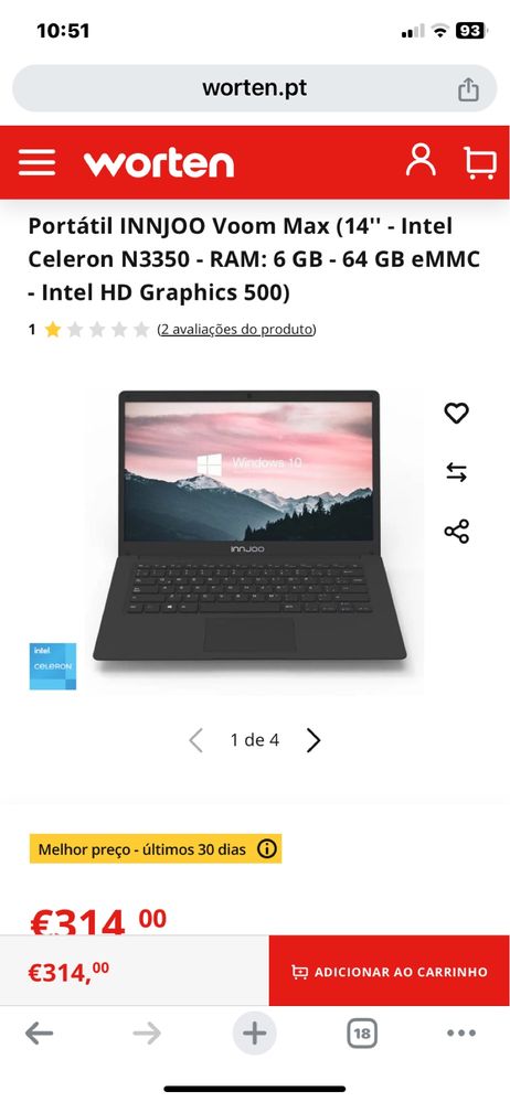 Vendo portatil bom estado