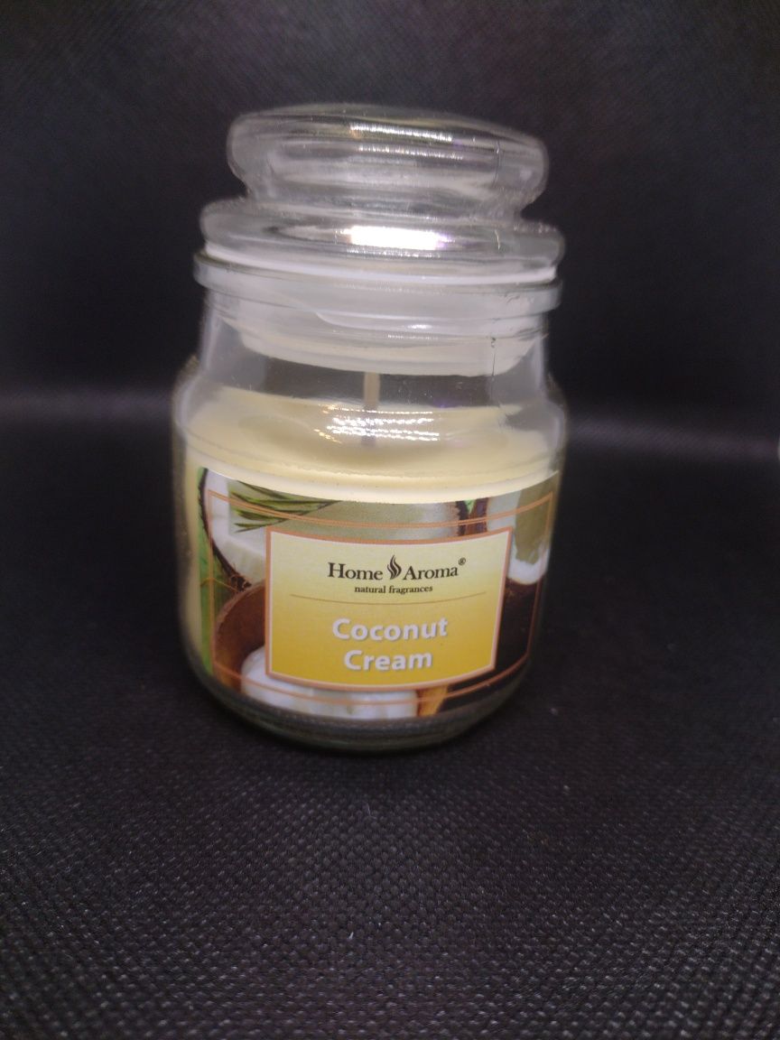 Świeca Home Aroma 15 h Coconut Cream