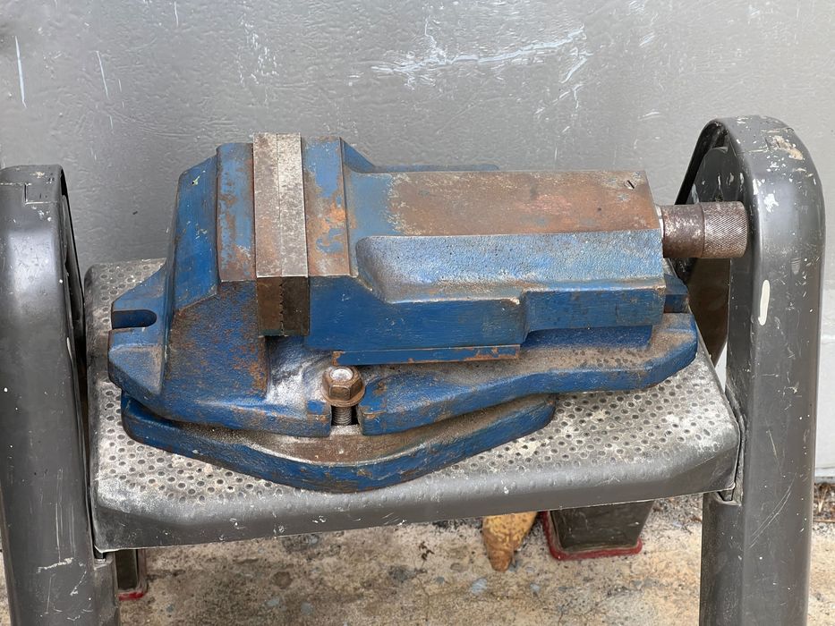 Imadło maszynowe 125mm ws-15 ładne jak nowe
