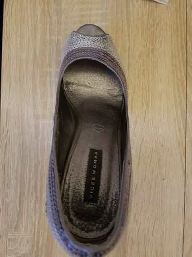 Buty czółenka szpilki świecące sylwester andrzejki